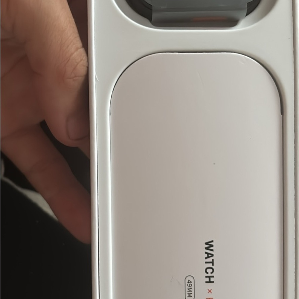 Apple Watch with Gray Band